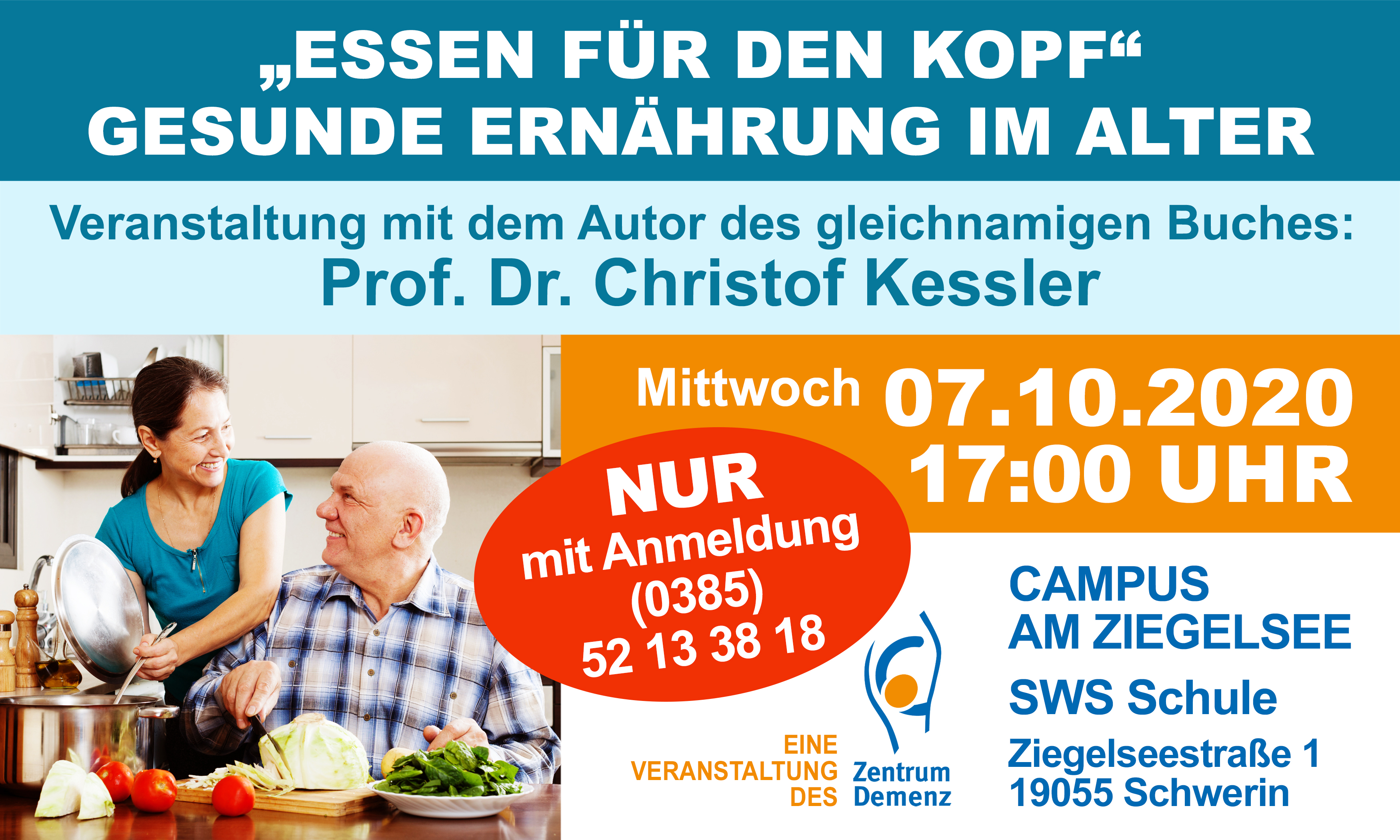 Essen für den Kopf - INFO-Veranstaltung über gesunde Ernährung im Alter